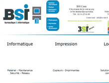 Tablet Screenshot of bsi-caen.fr